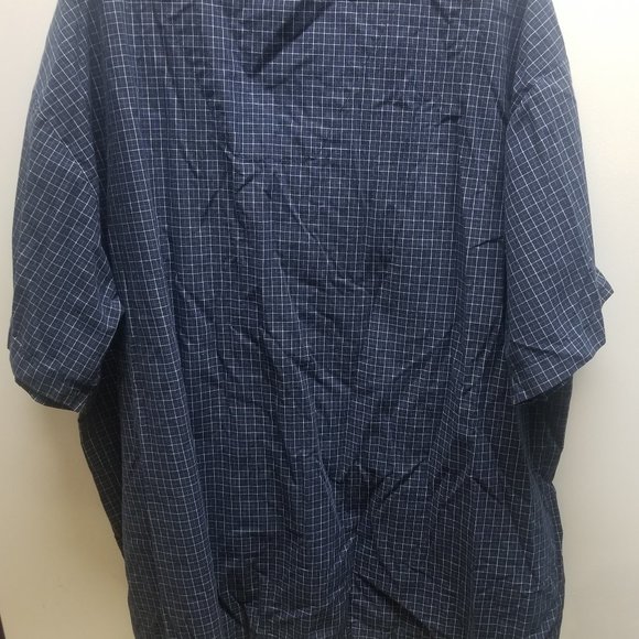 Men's Stafford Sleepwear set, in blue/white plaid, XXL - Picture 3 of 8